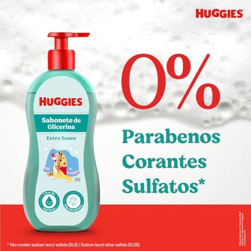 Sabonete Liquido Huggies Extra Suave 600ml 2
