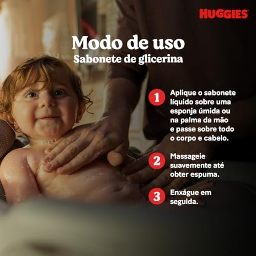 Sabonete Liquido Huggies Extra Suave 600ml 3