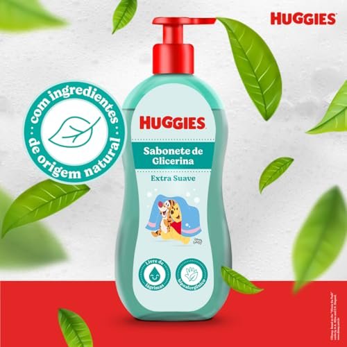 Sabonete Liquido Huggies Extra Suave 600ml 4