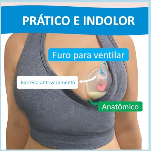 SaveMilk Conchas Para Amamentacao Com Base Rigida De Polipropileno Incolor 4