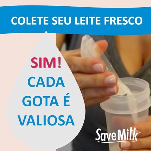 SaveMilk Conchas Para Amamentacao Com Base Rigida De Polipropileno Incolor 5