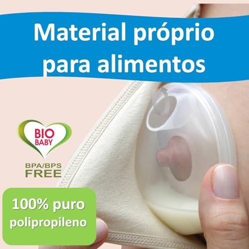 SaveMilk Conchas Para Amamentacao Com Base Rigida De Polipropileno Incolor 7