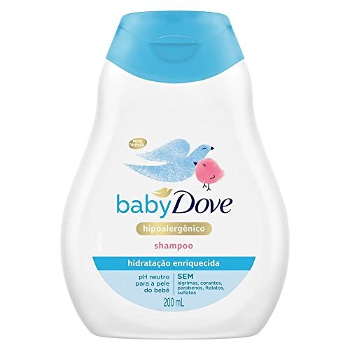 Shampoo Infantil Baby Dove Hidratação Enriquecida