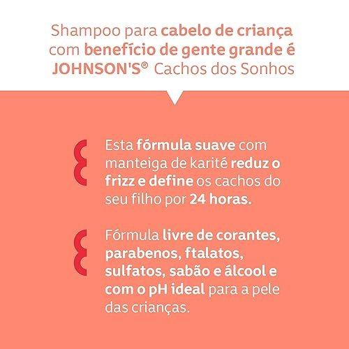 Shampoo Infantil Johnsons Baby Cachos Dos Sonhos 5