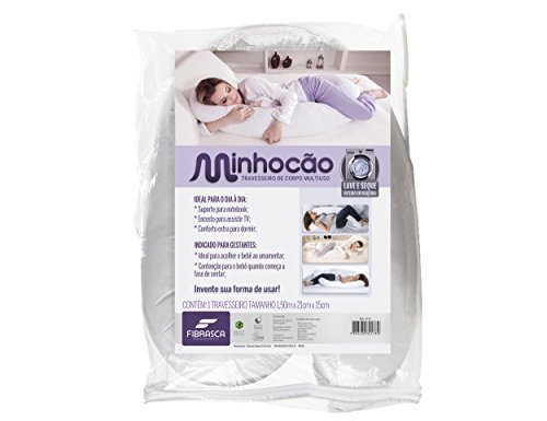 Travesseiro De Corpo Minhocao Para Gestante 21x150 Cm Fibrasca 2