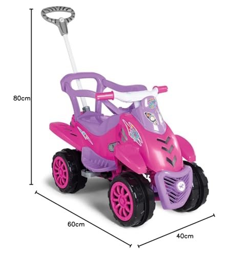 Aeuln 1017 Veiculo De Passeio Calesita Cross Legacy 2 Em 1 Rosa 3