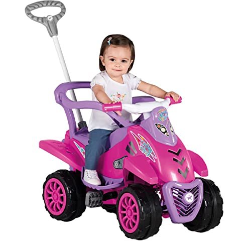 Aeuln 1017 Veiculo De Passeio Calesita Cross Legacy 2 Em 1 Rosa 4