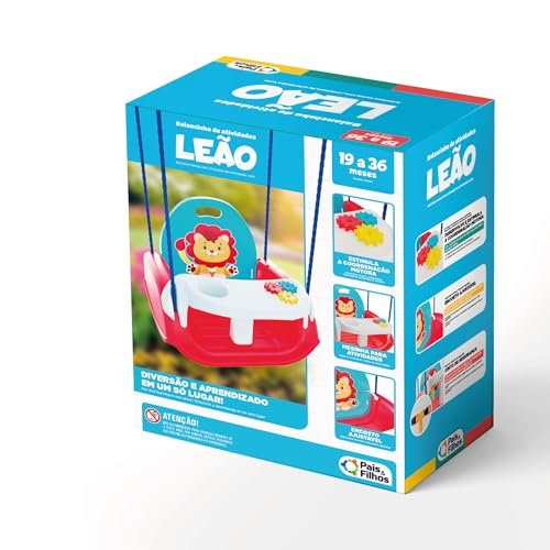 Balanco Infantil Meu Balancinho Leaozinho Pais E Filhos 2