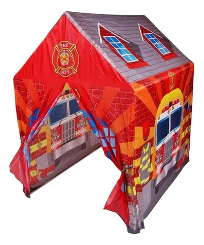 Barraca Estacao Bombeiro Tenda Cabana Infantil Toca Dm Toys 2