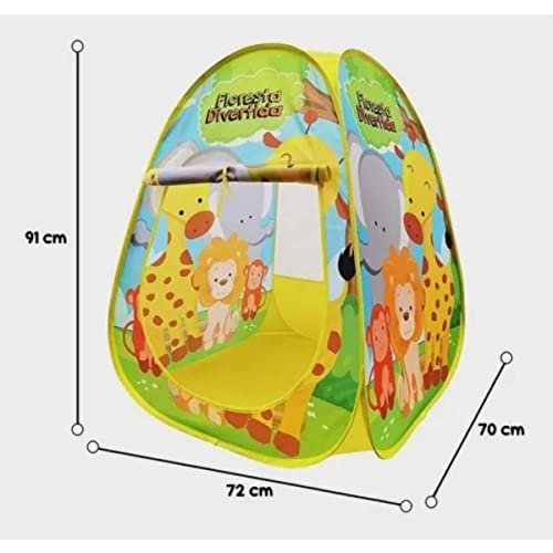 Barraca Infantil Dobravel Floresta Divertida DM Toys 2