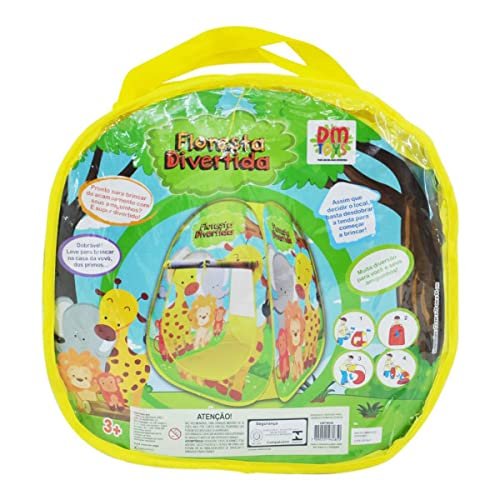 Barraca Infantil Dobravel Floresta Divertida DM Toys 5