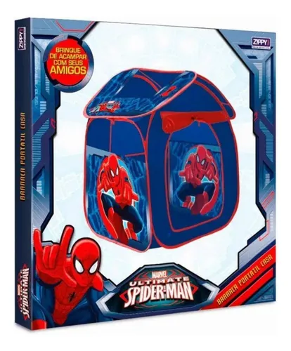 Barraca Toca Infantil Portatil Casa Homem Aranha Da Zippy 1