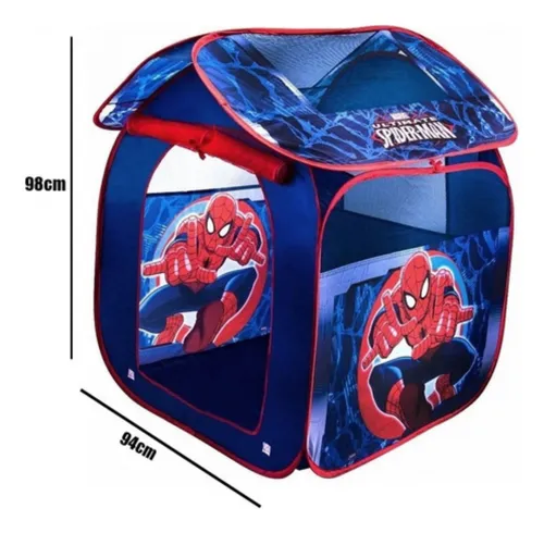 Barraca Toca Infantil Portatil Casa Homem Aranha Da Zippy 3