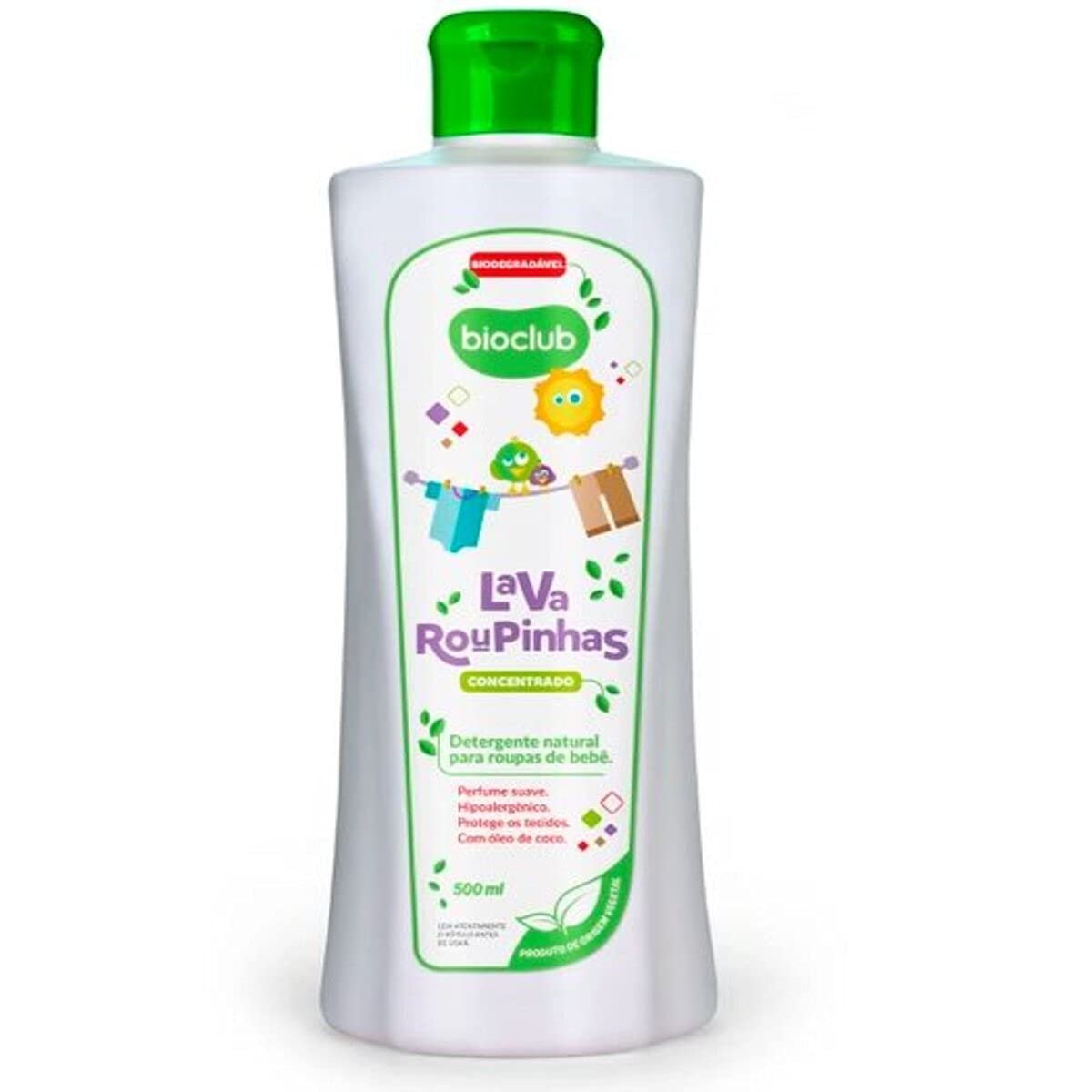 BioClub Detergente Líquido Lava Roupinhas Multicor