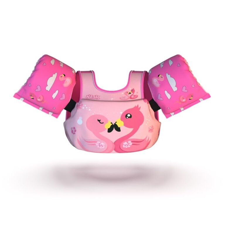 Boia Infantil Com Colete Salva Vidas Nash Flamingo 1