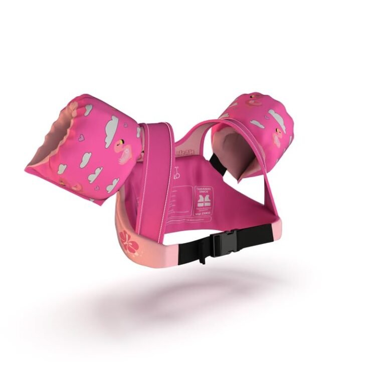Boia Infantil Com Colete Salva Vidas Nash Flamingo 2