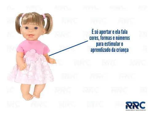 Boneca Nandinha Soletra 31cm Articulada 365 Super Toys 2