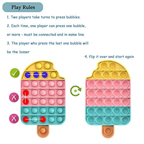 Brinquedo Sensorial Push Pop Bubble Fidget 5