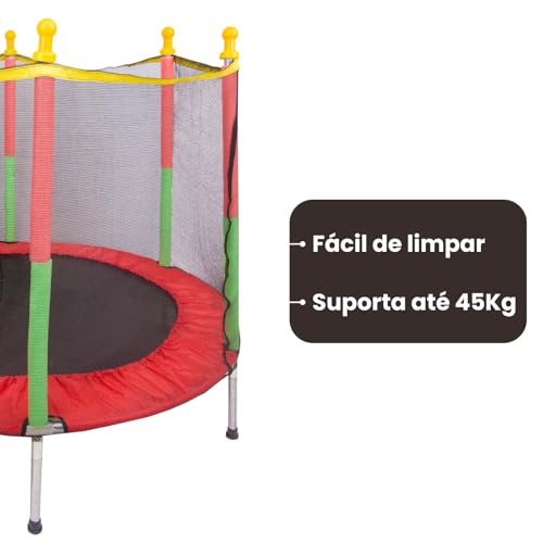 Cama Elastica Pula Pula Infantil Trampolim 14 Metros Atentu 4
