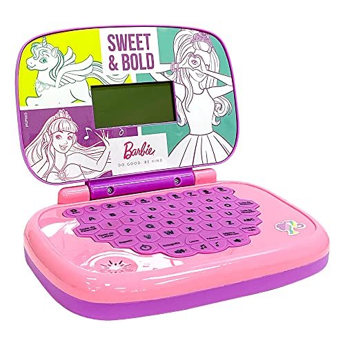 Candide Laptop Infantil Barbie Brinquedo Educativo Bilingue 1