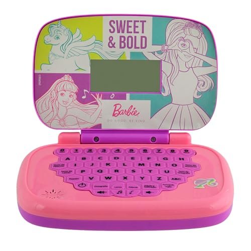 Candide Laptop Infantil Barbie Brinquedo Educativo Bilingue 2