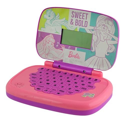 Candide Laptop Infantil Barbie Brinquedo Educativo Bilingue 3