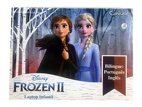 Candide Laptop Infantil Frozen Brinquedo Educativo Bilingue 5