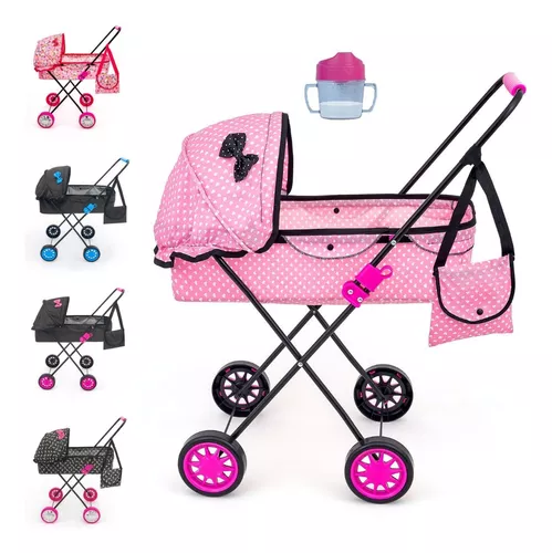 Carrinho De Boneca Passeio Luxo Bebe Reborn Infantil Menina 1