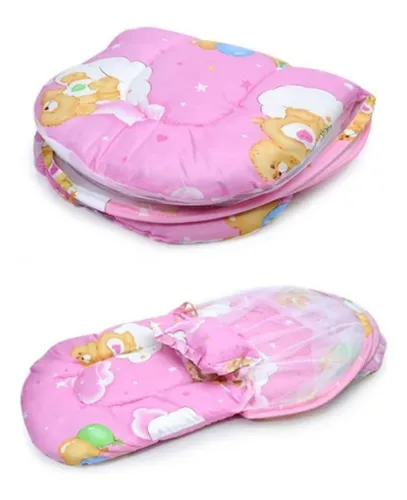 Colchonete Dobravel Berco Portatil Com Mosquiteiro Grande My Baby 2