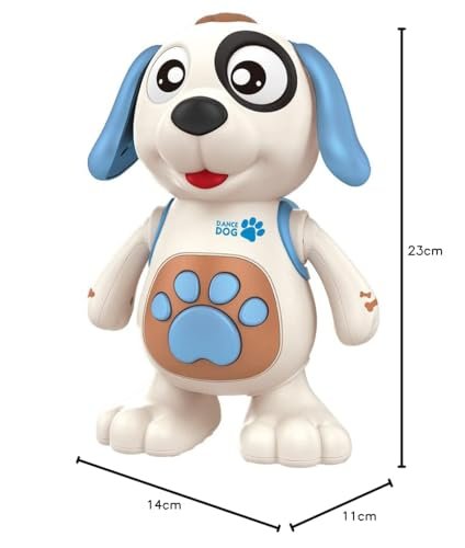 DM Toys Brinquedo Interativo Musical Mexe Danca Luz E Som Dancing Cachorro 2