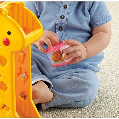 Fisher Price Girafa Com Blocos Pick A Blocks Com Atividades De Desenvolvimento Sons E Musicas Brinquedos Para Bebes A Partir De 6 Meses 4