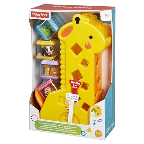 Fisher Price Girafa Com Blocos Pick A Blocks Com Atividades De Desenvolvimento Sons E Musicas Brinquedos Para Bebes A Partir De 6 Meses 5