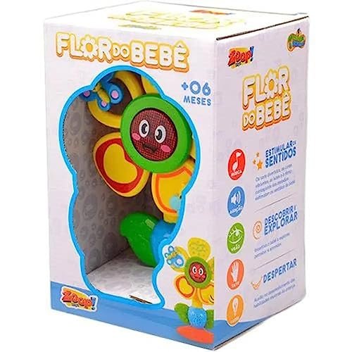 Flor Do Bebe Com Luz E Som Multicolrido Zoop Toys 1