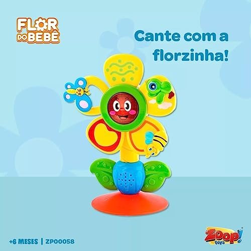 Flor Do Bebe Com Luz E Som Multicolrido Zoop Toys 5