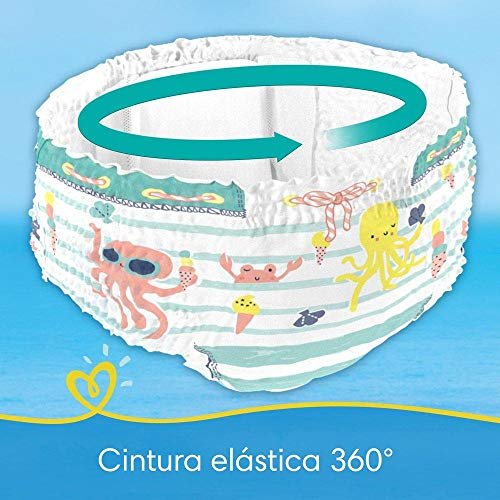 Fraldas Descartaveis Para Agua Pampers Splashers Baby Shark 3