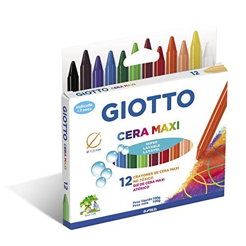 Giotto Cera Maxi Giz Cera Estojo 12 Cores 1