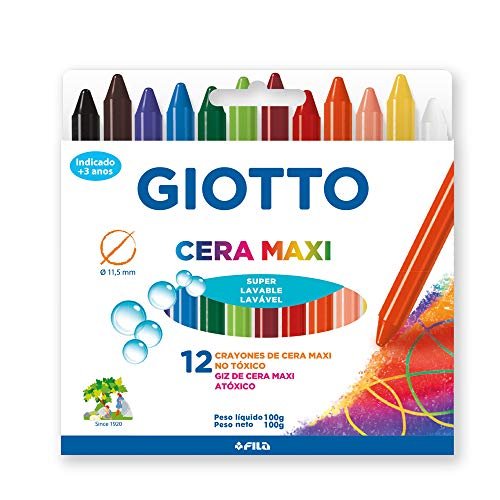 Giotto Cera Maxi Giz Cera Estojo 12 Cores 2