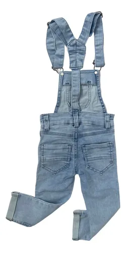 Jardineira Jeans Comprida Infantil Menino Bizuzinho 3
