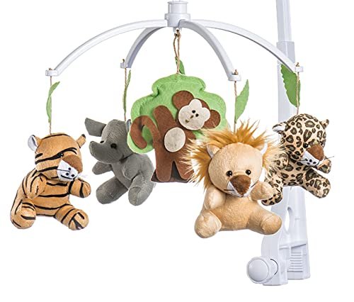 Jheppbay Mobile Berco Bebe Musical E Giratorio Animais Da Floresta 1
