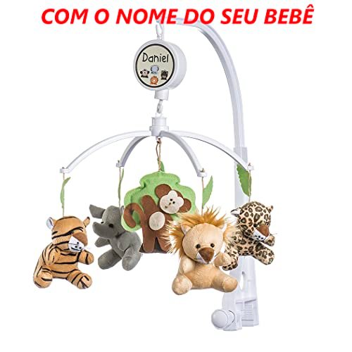 Jheppbay Mobile Berco Bebe Musical E Giratorio Animais Da Floresta 2