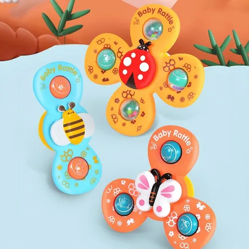 Kit 3 Spinner Brinquedo Estimulo Bebe 3