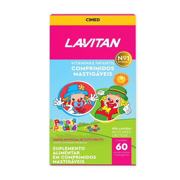 LAVITAN Vitamina Infantil Mastigavel Tutti Frutti 4