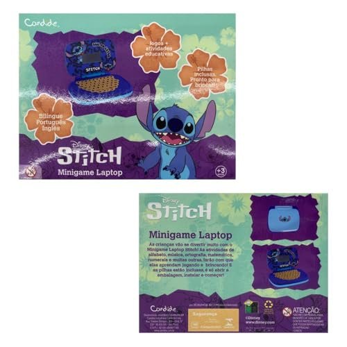Laptop Infantil Educativo Candide Disney Stitch 3
