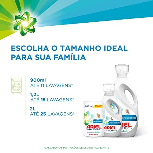 Lava Roupas Ariel Suave E Gentil 2L 2