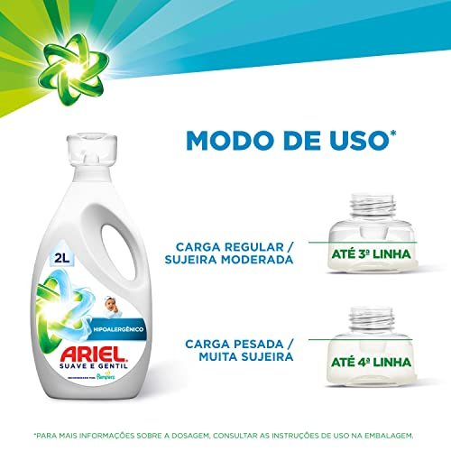 Lava Roupas Ariel Suave E Gentil 2L 4