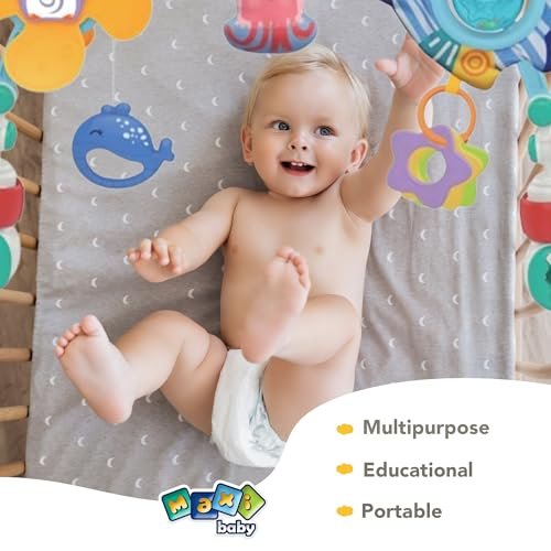 Maxi Baby Mobile Para Carrinho E Berco Com Chocalho Ocean 2