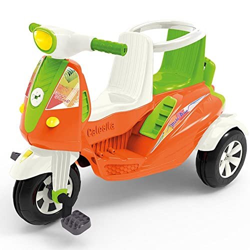 Moto Duo De Passeio E Pedal Triciclo 2 Lugares Calesita 1037 Cor Laranja 2