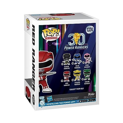POP POWER RANGERS RANGER VERMELHO 30o ANIVERSARIO 5