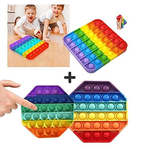 Pop It Fidget Toy Brinquedo Anti Stress Sensorial KIT COM 6und Variados 2