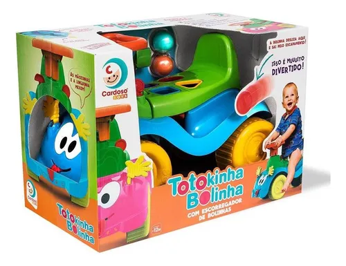Quadriciclo Infantil Totokinha Bolinha Com Escorregador 2